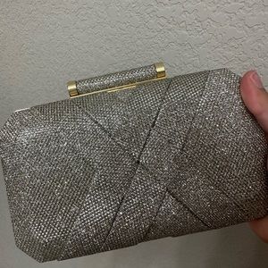 Gold evening mini bag